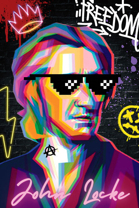 Poster John Locke - Graffiti