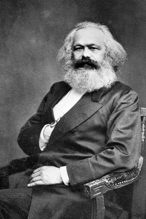 Poster Karl Marx - Figuras Historicas
