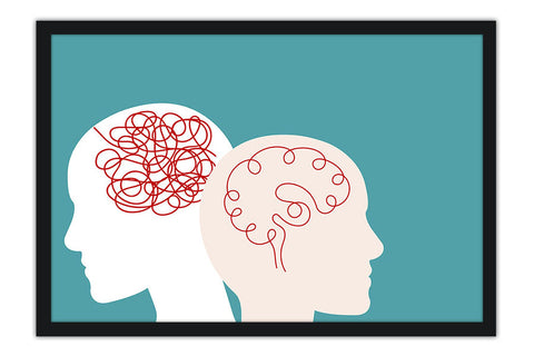 Poster Psicologia - Saude Mental - Decoração
