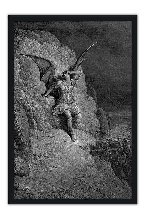 Poster Gustave Dore - Banished - Obras de Arte