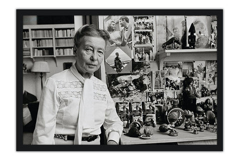 Poster Simone de Beauvoir - Figuras Historicas