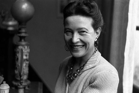 Poster Simone de Beauvoir - Figuras Historicas