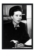 Poster Simone de Beauvoir - Figuras Historicas