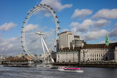 Poster London Londres - Roda Gigante - Paisagens