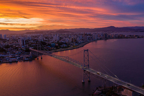 Poster Ponte Hercilio Luz - Paisagens