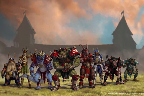 Poster Blood Bowl - Games