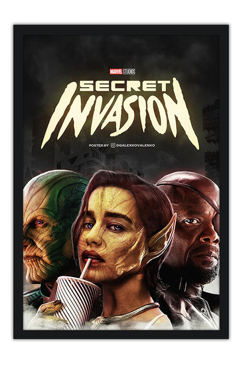 Poster Invasão Secreta - Secret Invasion - Marvel - Series