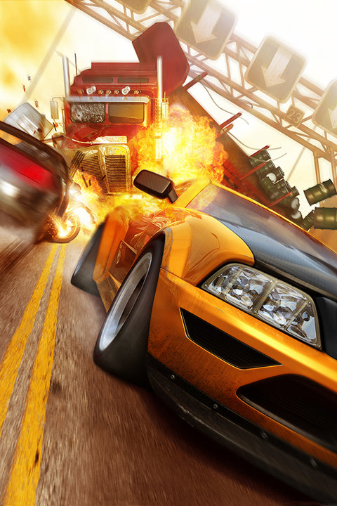 Poster Burnout Takedown - Games