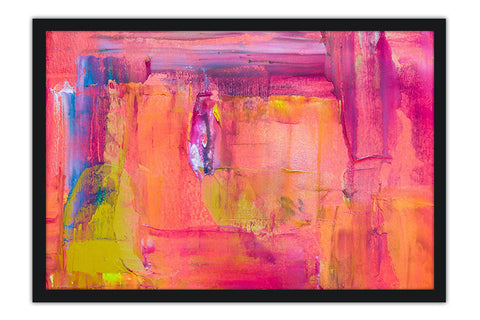 Poster Abstrato - Colors - Tons de Rosa - Arte Decorativa