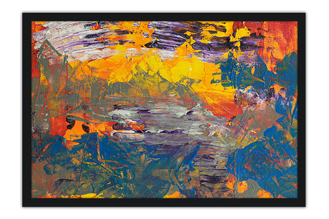 Poster Abstrato - Golpes de Pincel - Arte Decorativa