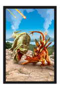 Poster Combat of Giants Dinosaurs Strike - Games