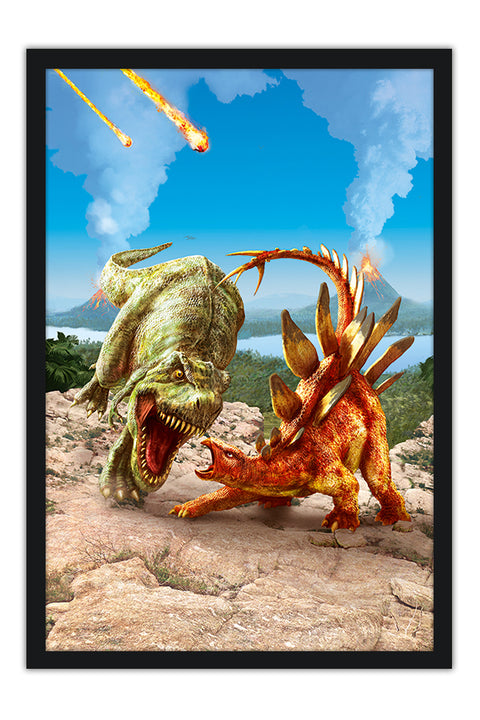 Poster Combat of Giants Dinosaurs Strike - Games