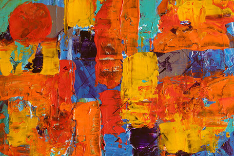 Poster Abstrato - Colors - Quadrados Coloridos - Arte Decorativa