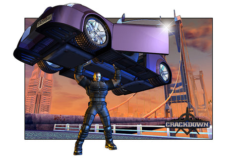 Poster Crackdown - Games