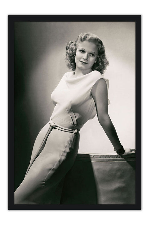 Poster Jean Harlow - Artistas - Retrô - Antigo