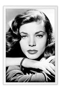 Poster Laurwen Bacall - Artistas - Retrô - Antigo
