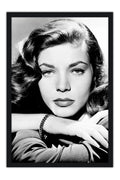 Poster Laurwen Bacall - Artistas - Retrô - Antigo