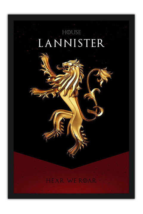 Poster Casa Lannister - Game Of Thrones - Séries