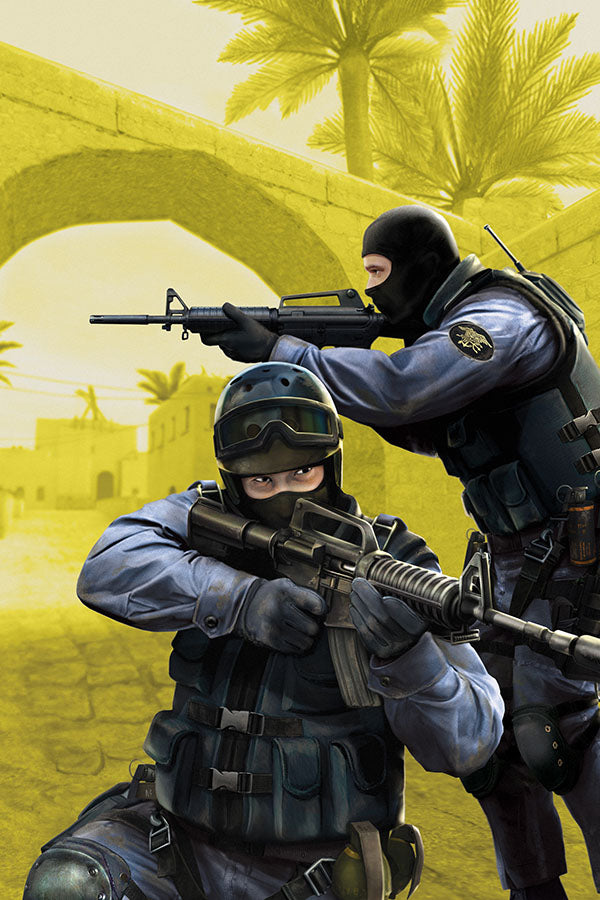Poster CS Clássico 1.6 - Counter Strike - Games  
