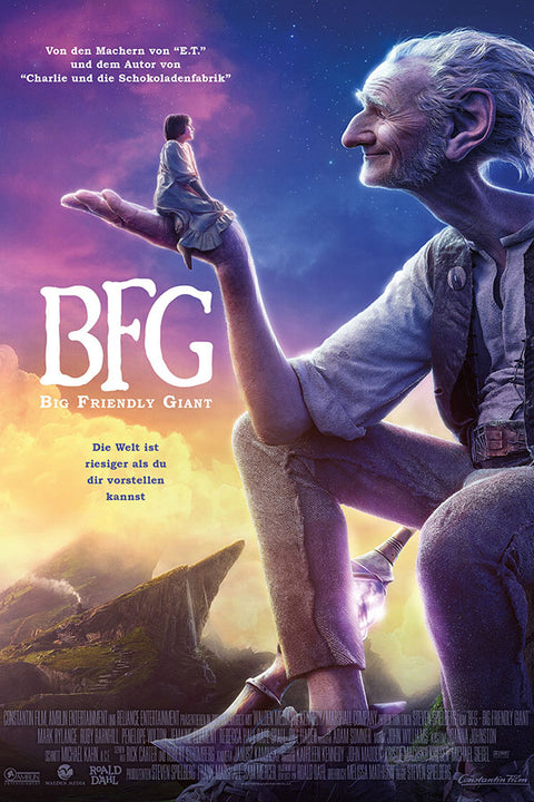 Poster O Bom Gigante Amigo - Big Friendly Giant - Filmes - Infantil