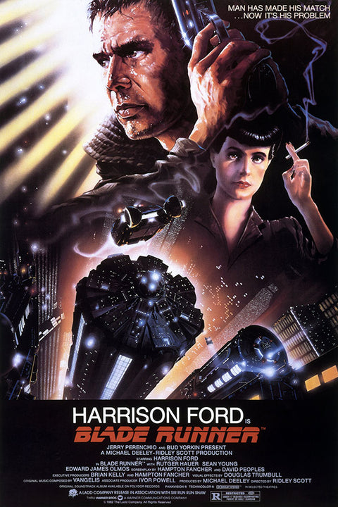 Poster  Blade Runner - Harrison Ford - Filmes
