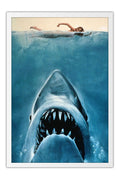 Poster Jaws - Tubarão - Filmes - Retrô - Clássico