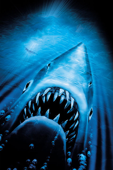 Poster Jaws - Tubarão - Filmes - Retrô - Clássico