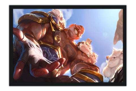 Poster League Of Legends - LOL - Braum - Games