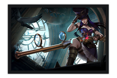 Poster League Of Legends - LOL - Caitlyn - Games