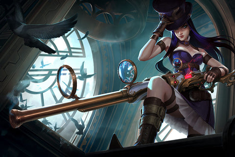 Poster League Of Legends - LOL - Caitlyn - Games
