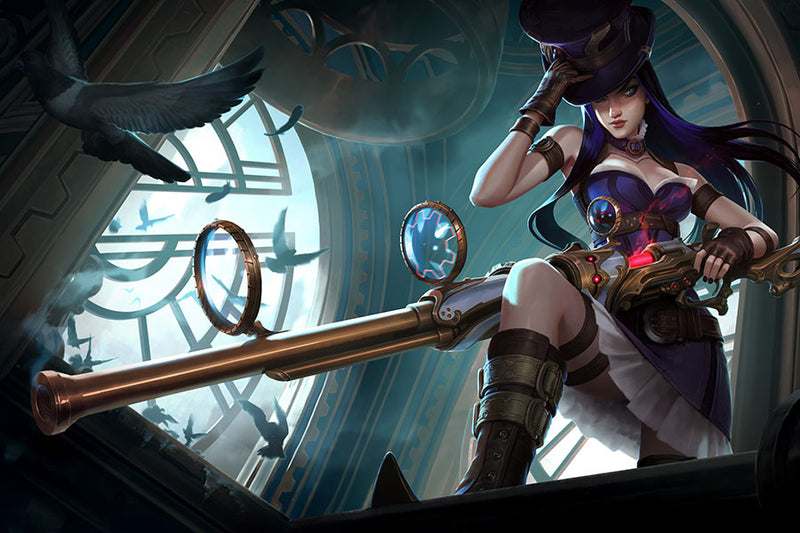 Poster League Of Legends - LOL - Caitlyn - Games