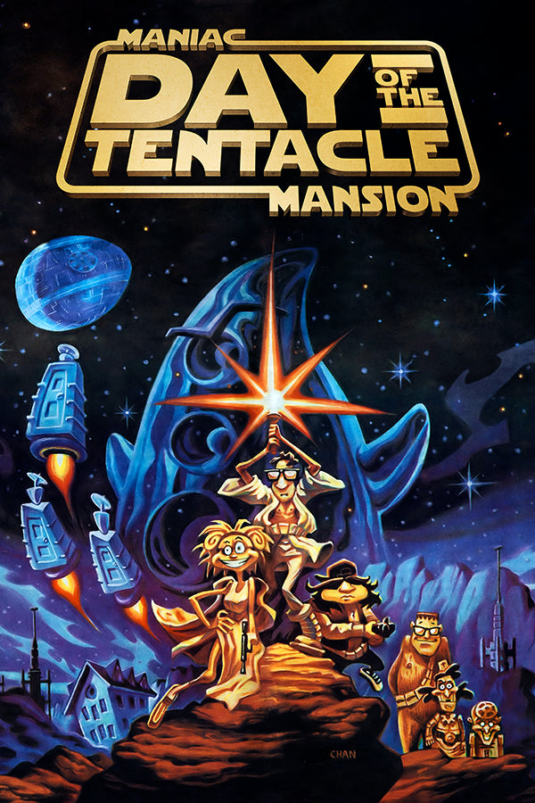 Poster Day of the Tentacle - Maniac of the Mansion - Games