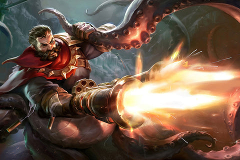 Poster League Of Legends - LOL - Graves - Games
