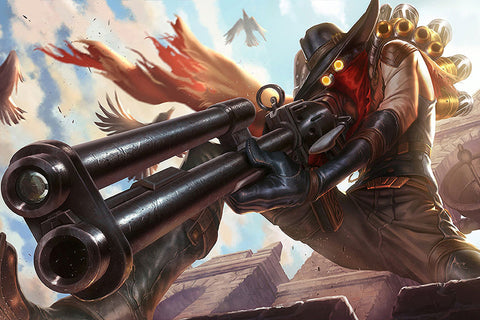 Poster League Of Legends - LOL - Jhin - Games