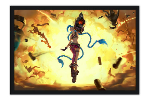 Poster League Of Legends - LOL - Jinx - Games