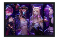 Poster League Of Legends - LOL - Kda Evelynn Akali Ahri Kaisa - Games