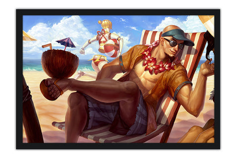 Poster League Of Legends - LOL - Lee Sin - Games