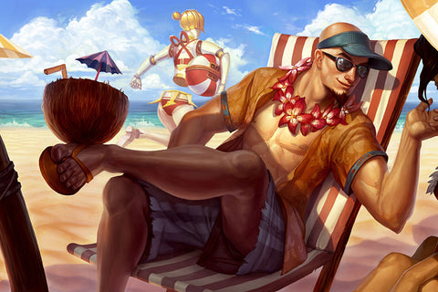 Poster League Of Legends - LOL - Lee Sin - Games