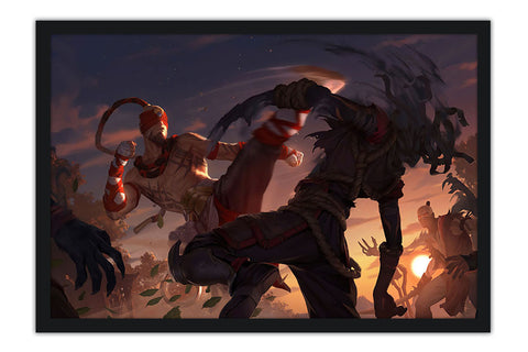 Poster League Of Legends - LOL - Lee Sin - Games