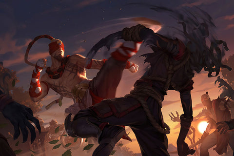 Poster League Of Legends - LOL - Lee Sin - Games