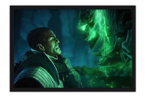 Poster League Of Legends - LOL - Lucian Vs Thresh - Games