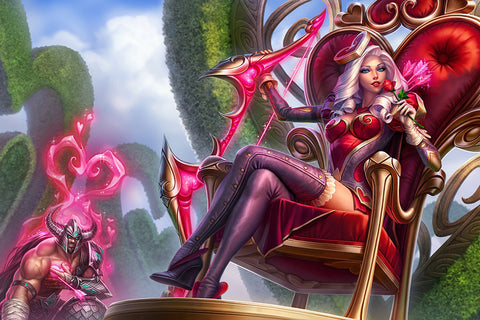 Poster League Of Legends - LOL - Heartseeker Ashe - Games