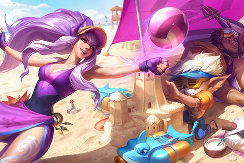 Poster League Of Legends - LOL - Pool Party Syndra - Games