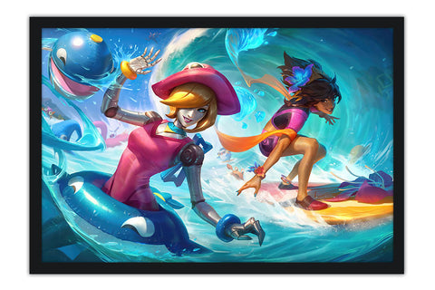 Poster League Of Legends - LOL - Pool Party Taliyah - Games