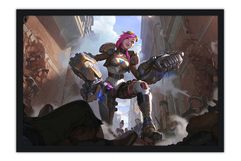 Poster League Of Legends - LOL - Vi Legends Of Runeterra - Games