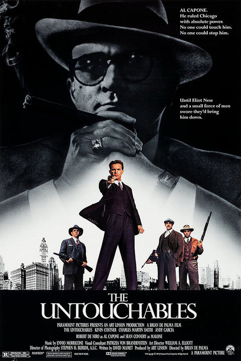 Poster  The Untouchables - Os Intocaveis - Filmes de Máfia