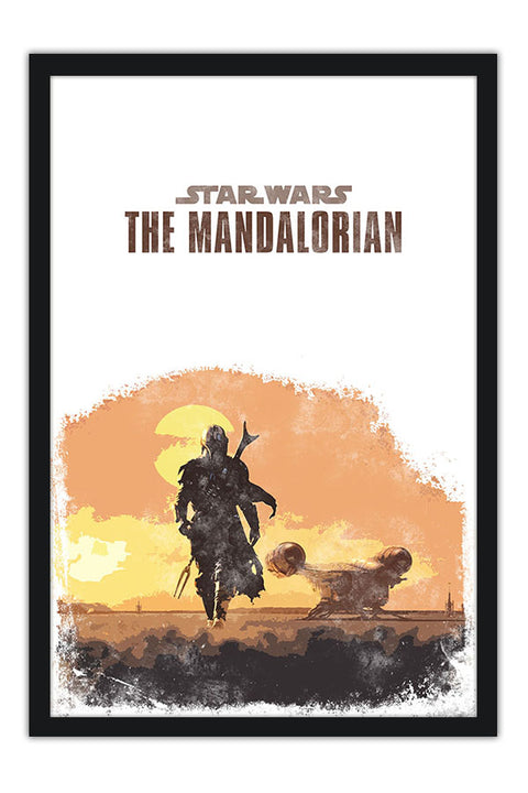 Poster Baby Yoda - Mandaloriano - Mandalorian - Séries