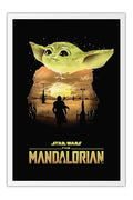 Poster Baby Yoda - Mandaloriano - Mandalorian - Séries