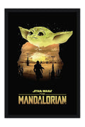 Poster Baby Yoda - Mandaloriano - Mandalorian - Séries