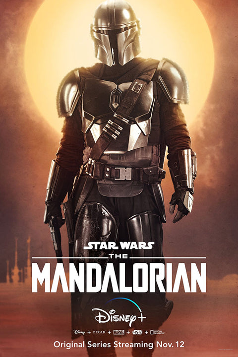 Poster Baby Yoda - Mandaloriano - Mandalorian - Séries